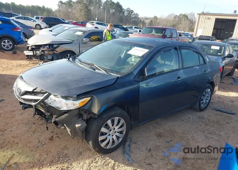 2012 Toyota Corolla Le z USA, uszkodzony, nr VIN 2T1BU4EE1CC837004